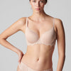 SIMONE PERELE CARESSE 3D PLUNGE CONTOUR BRA BRA'S Simone Perele 12B PLUNGE PEAU ROSE