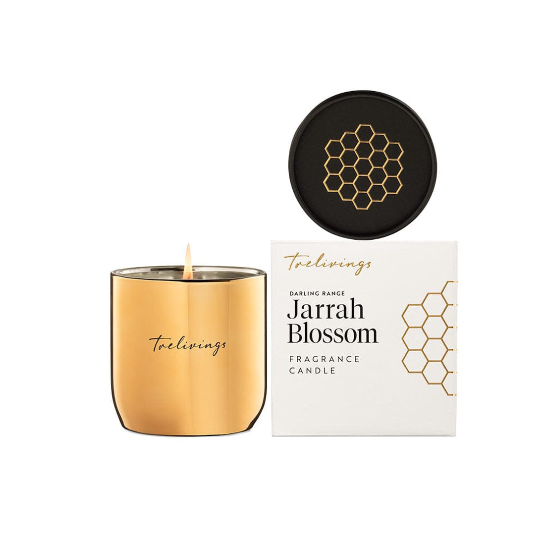 TRELIVINGS FRAGRANCE CANDLE 200G DARLING RANGE JARRAH BLOSSOM ACCESSORIES Brief Affairs 